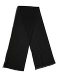 Dolce & Gabbana Black Silk Neck Wrap Shawl Stole 200cm x 64cm  Scarf