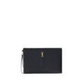 Saint Laurent Black Calf Leather Bos Taurus Accessories