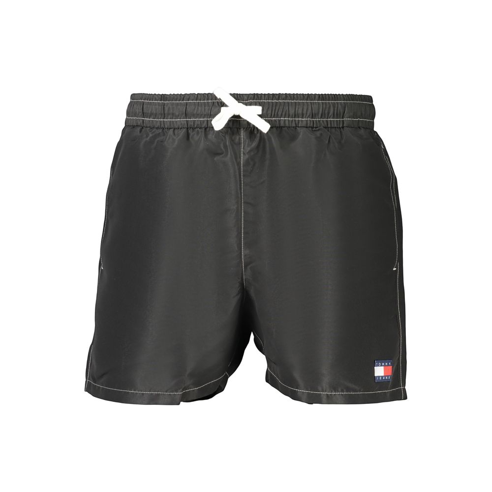 Tommy Hilfiger Black Polyester Men's Swimwear