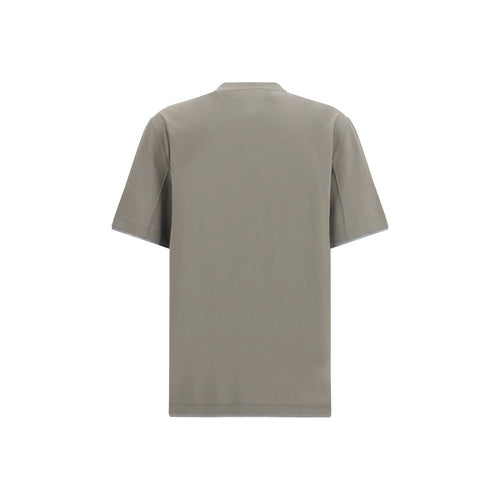Brunello Cucinelli Bicolor Cotton T-Shirt