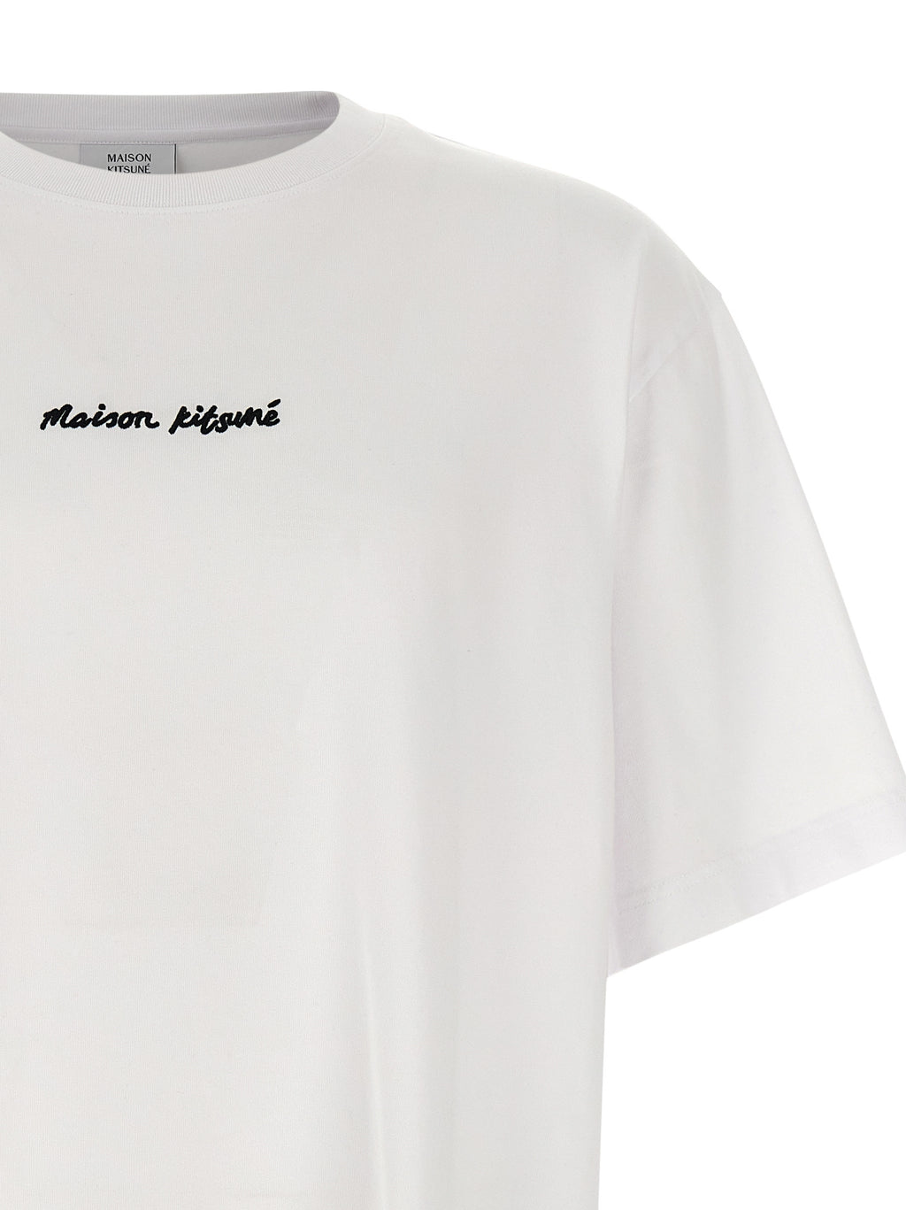 Maison Kitsuné White Cotton T-Shirt