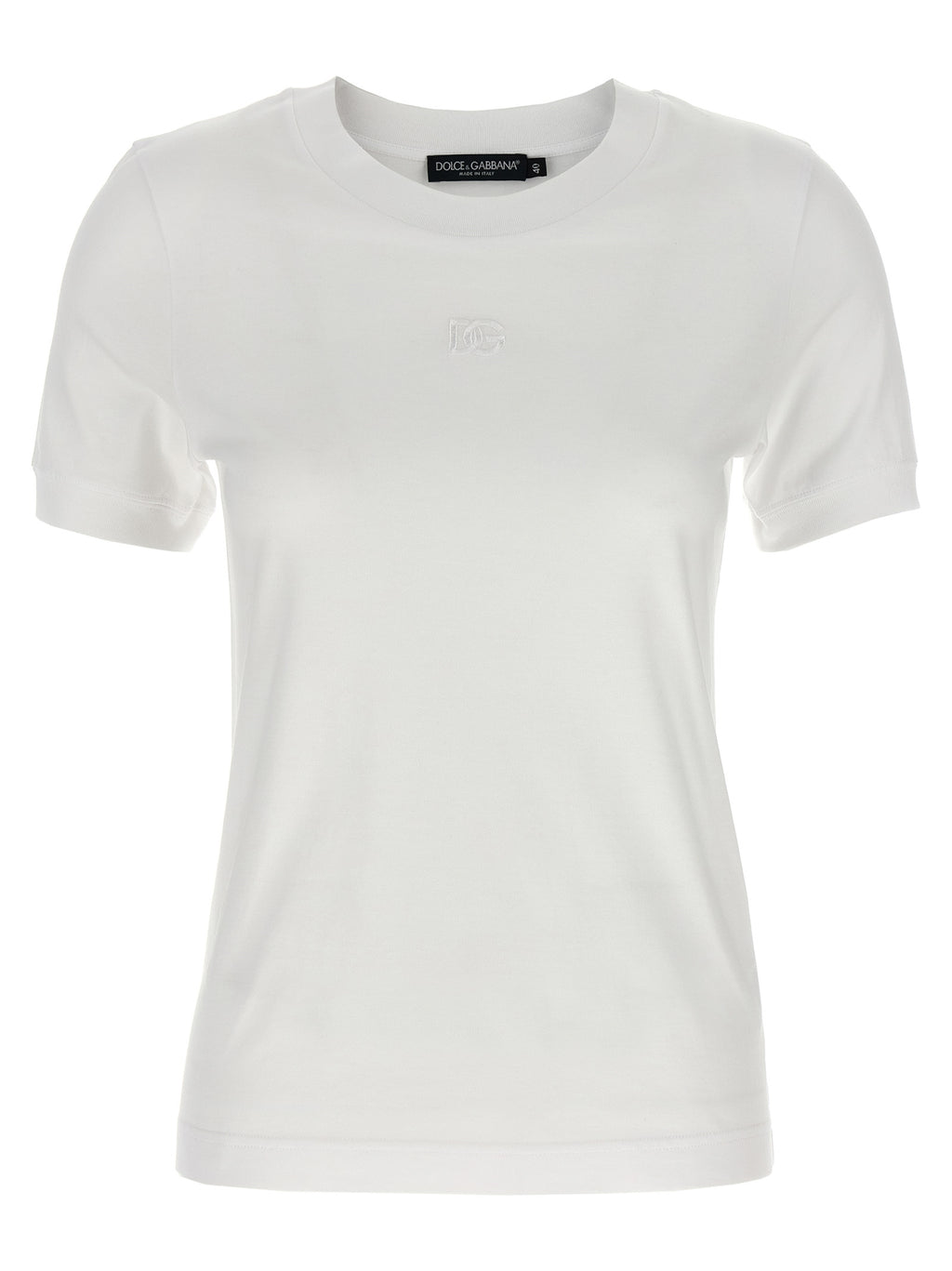Dolce & Gabbana White Cotton T-Shirt