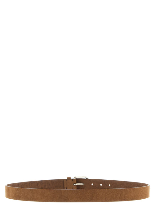 Brunello Cucinelli Brown Bull Skin Regular Belt
