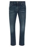 Dolce & Gabbana Blue Cotton Jeans Denim