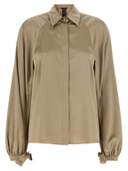 Max Mara Beige Silk Blouse