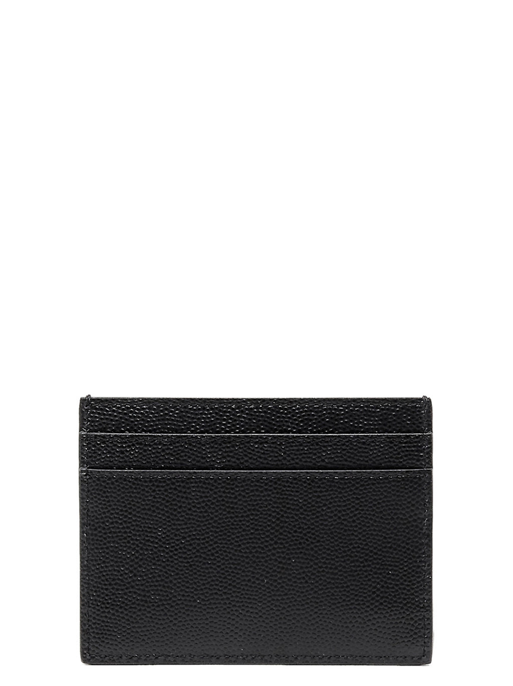 Saint Laurent Black Leather Cardholder