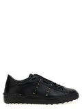 Valentino Garavani Black Calfskin Low Top Sneakers