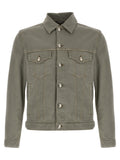 Brunello Cucinelli Gray Cotton Denim Jacket
