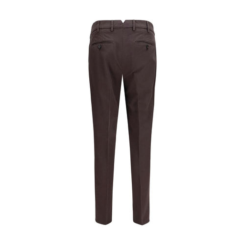 Brunello Cucinelli Brown Cotton Casual Pants