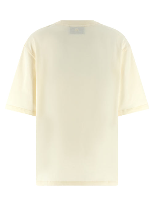 Ami Paris Beige Cotton T-Shirt