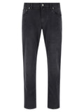 Dolce & Gabbana Black Cotton Straight-Leg Jeans