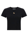 Maison Kitsuné Black Cotton T-Shirt