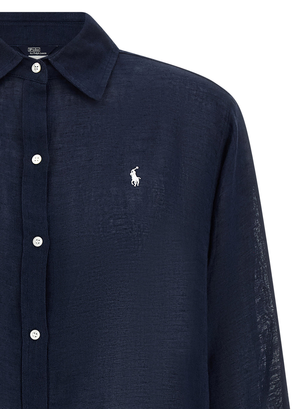 Polo Ralph Lauren Blue Organic Cotton Blouse