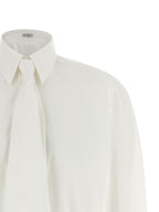 Brunello Cucinelli White Cotton Blouse