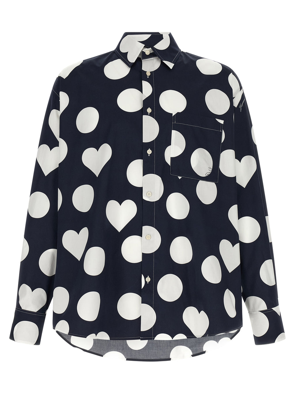 Jacquemus Blue Cotton Blouse
