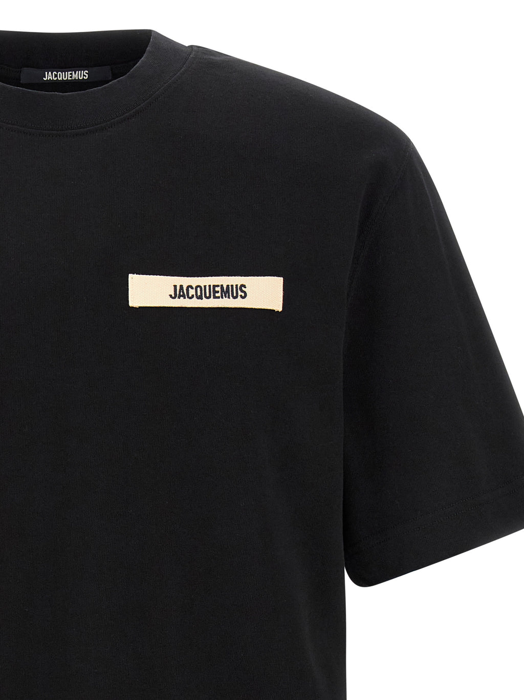 Jacquemus Black Cotton T-Shirt