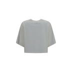 Burberry White Cotton T-Shirt