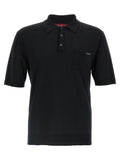 Gucci Black Wool Polo Shirt