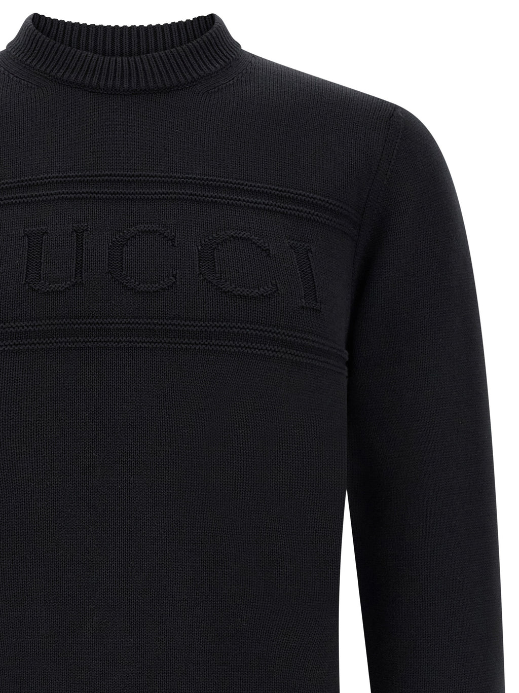 Gucci Black Cotton Cardigan