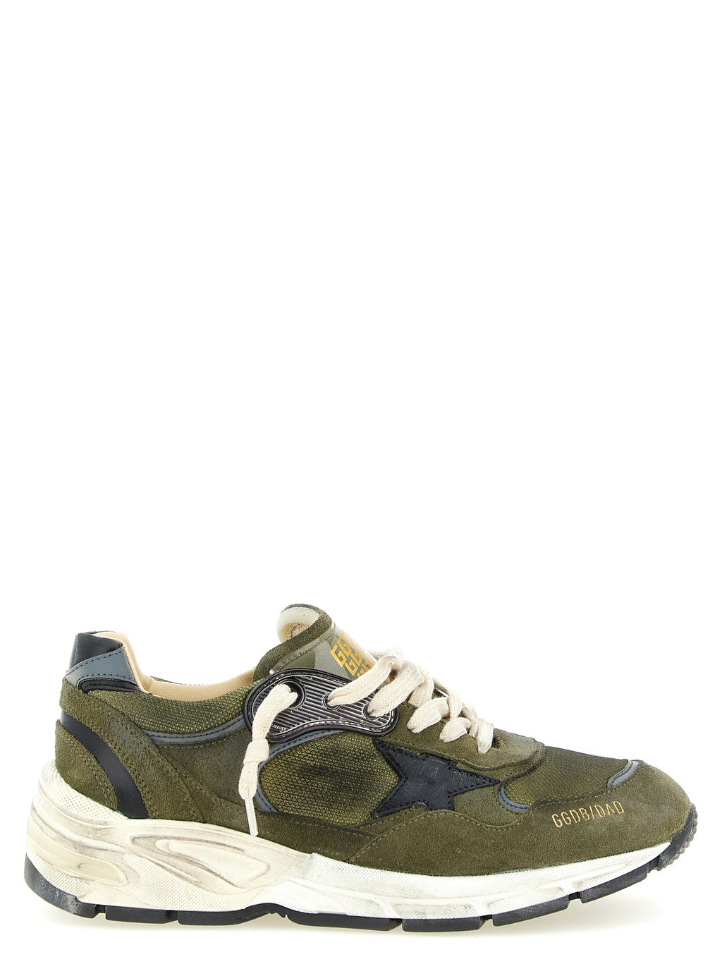 Golden Goose Bicolor Leather Athletic Sneakers