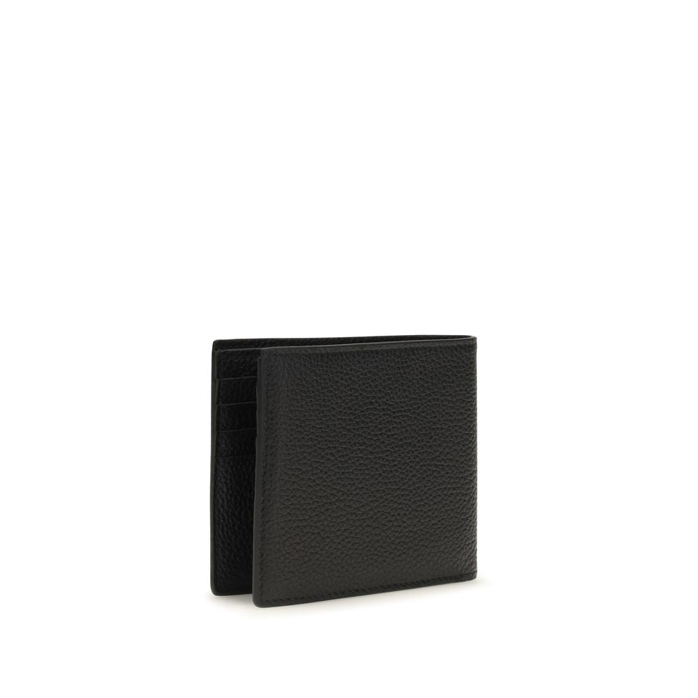 Tom Ford Black Calf Leather Bos Taurus Wallet