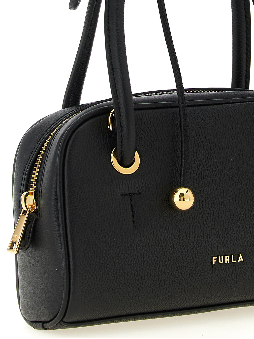 Furla Black Calfskin Handbag