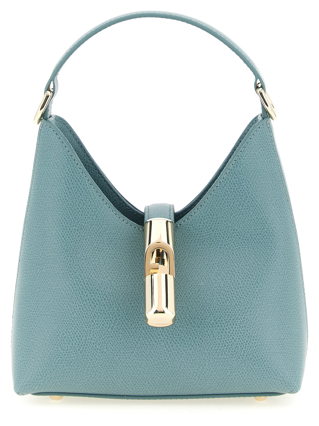 Furla Blue Calfskin Handbag