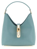 Furla Blue Calfskin Handbag