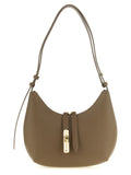 Furla Beige Calfskin Shoulder Bag