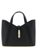 Furla Black Calfskin Tote Bag
