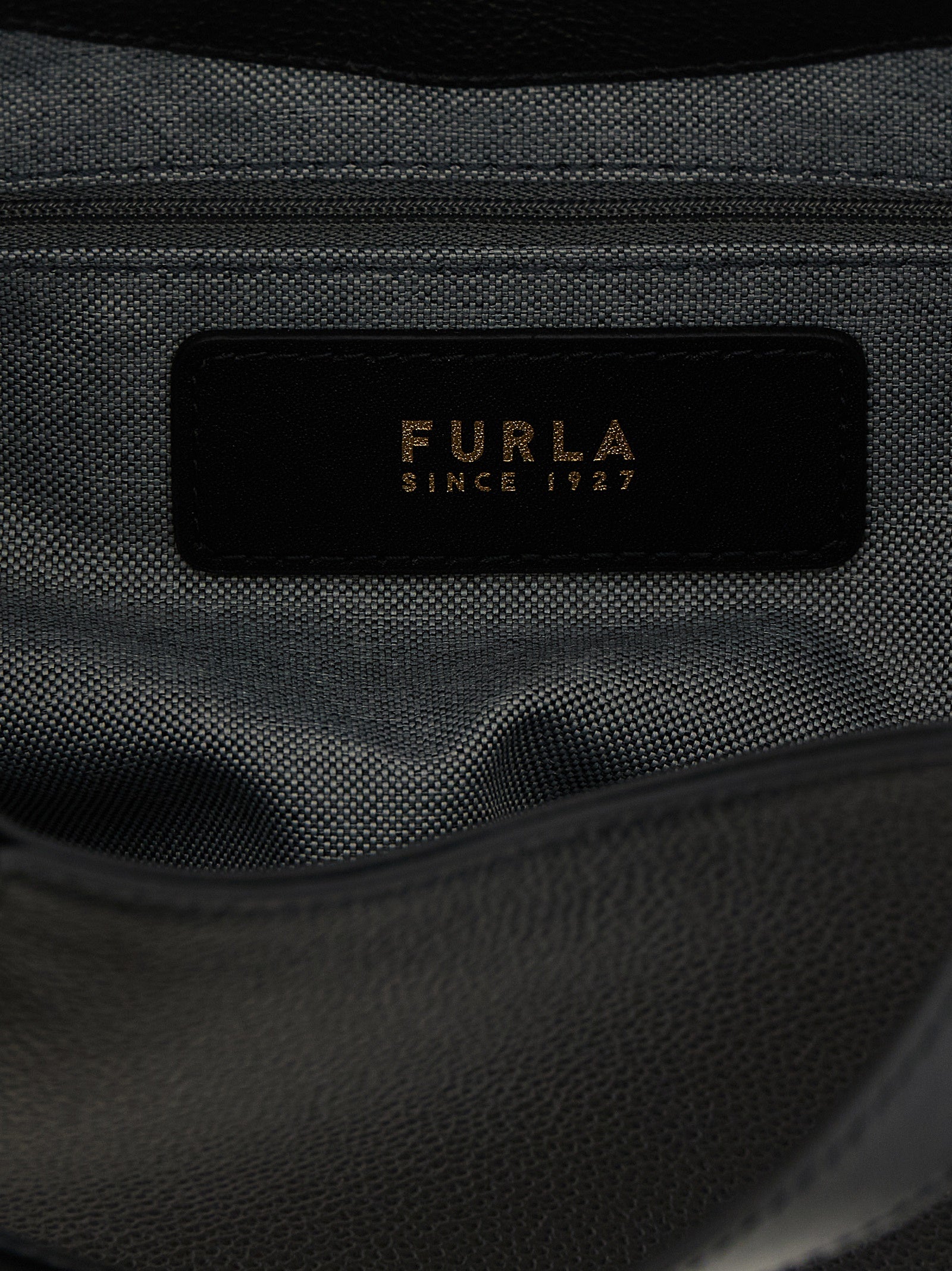 Furla Black Calfskin Tote Bag