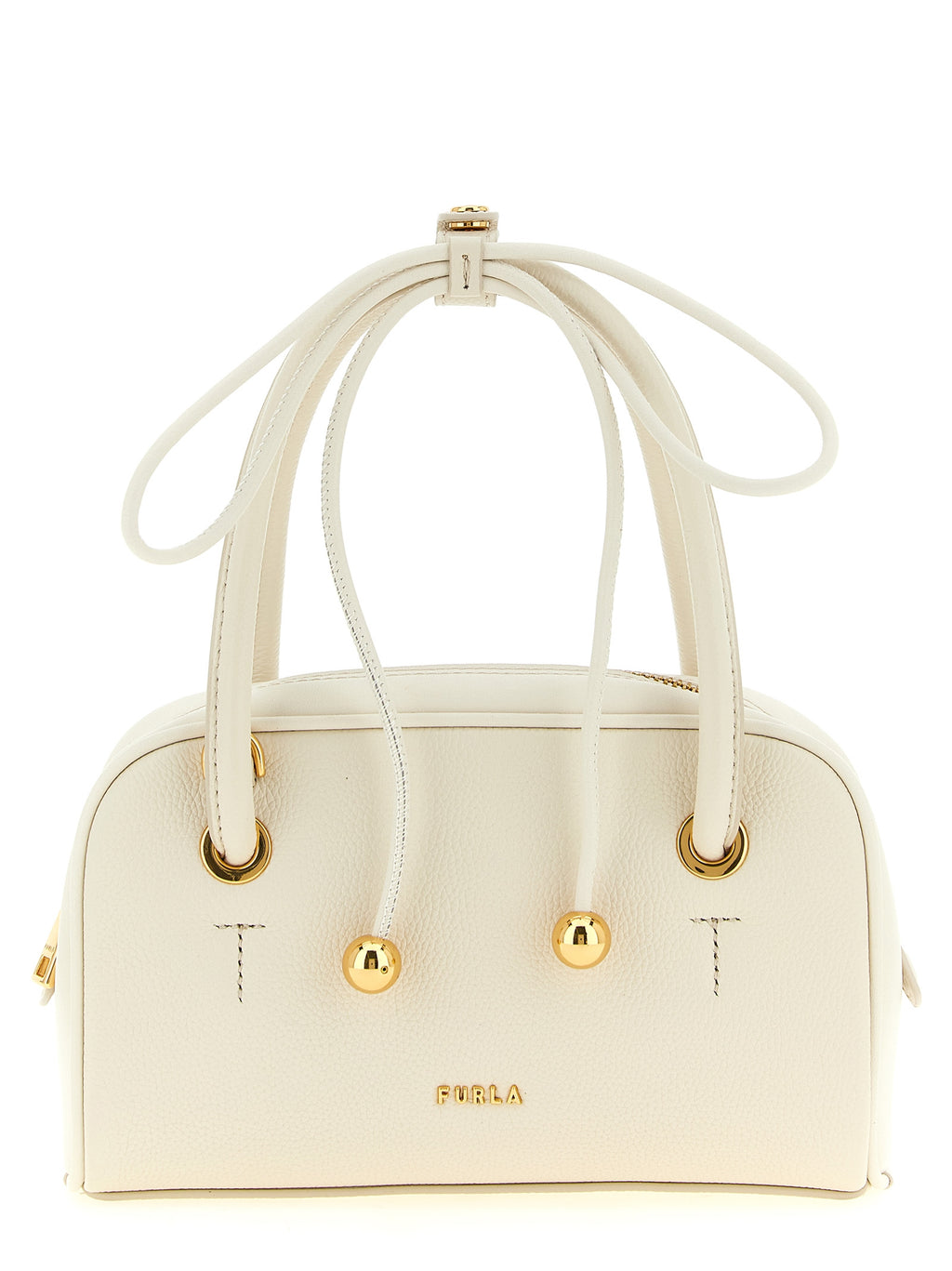 Furla White Calfskin Handbag