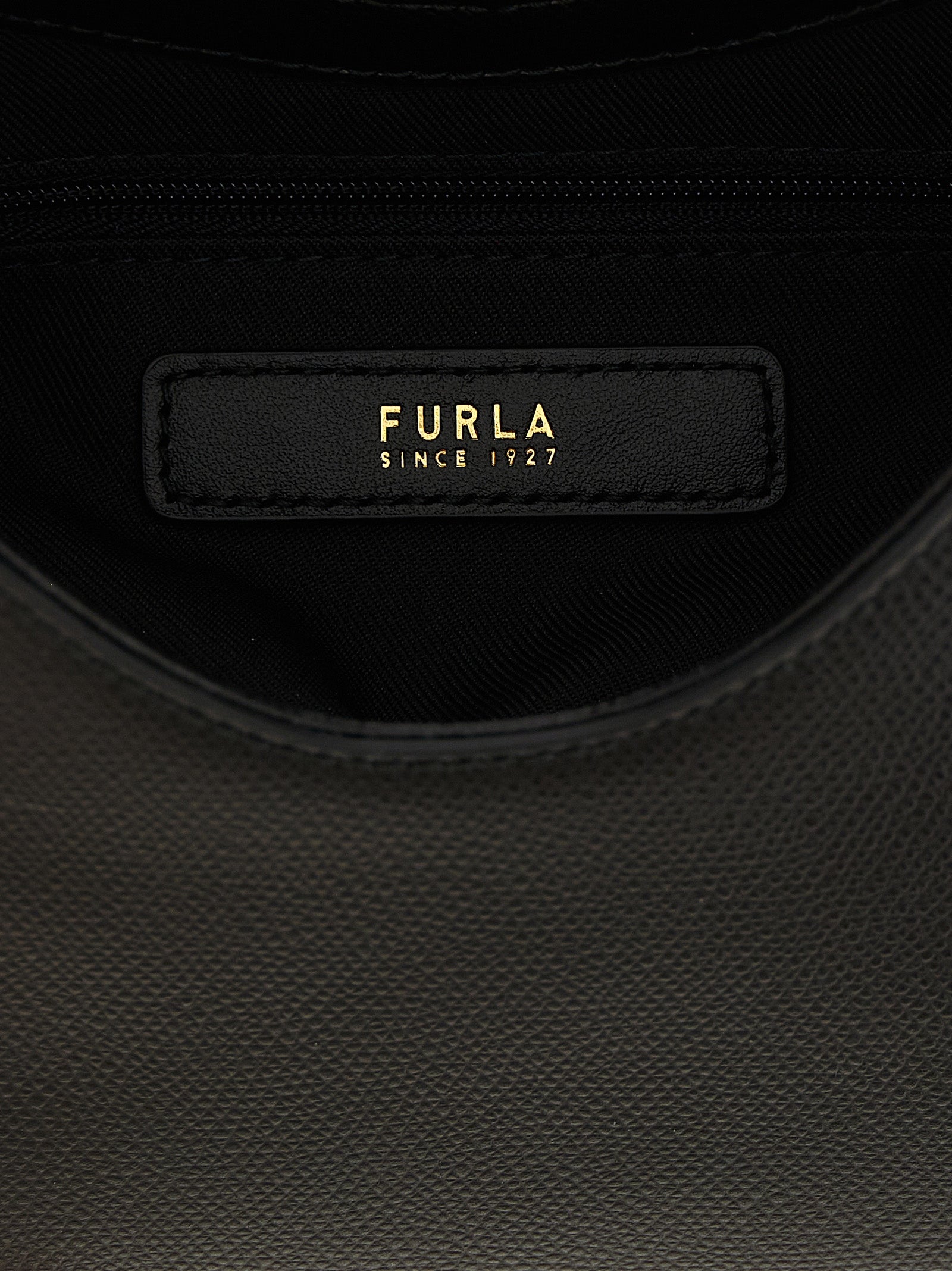 Furla Black Calfskin Handbag