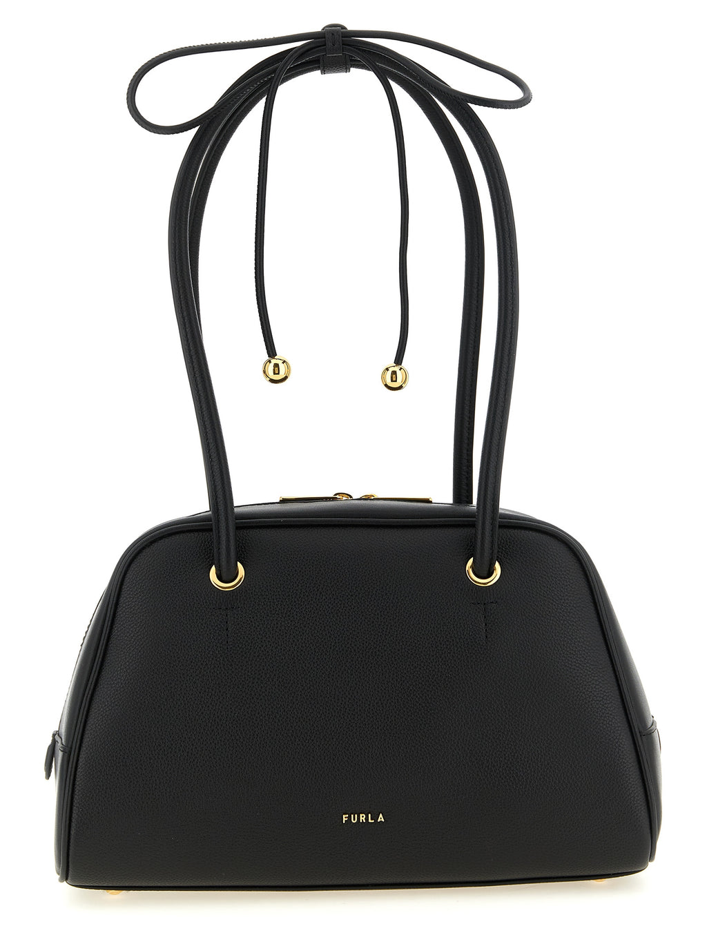 Furla Black Calfskin Handbag