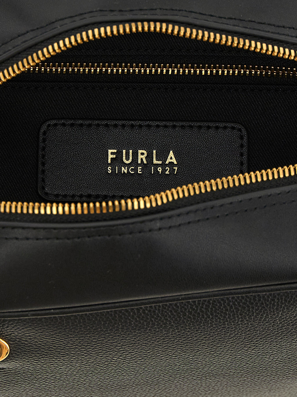 Furla Black Calfskin Handbag