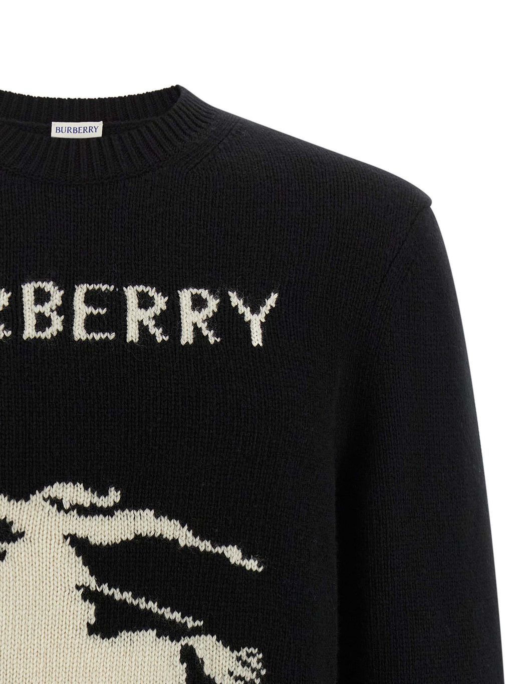 Burberry Black Wool Cardigan