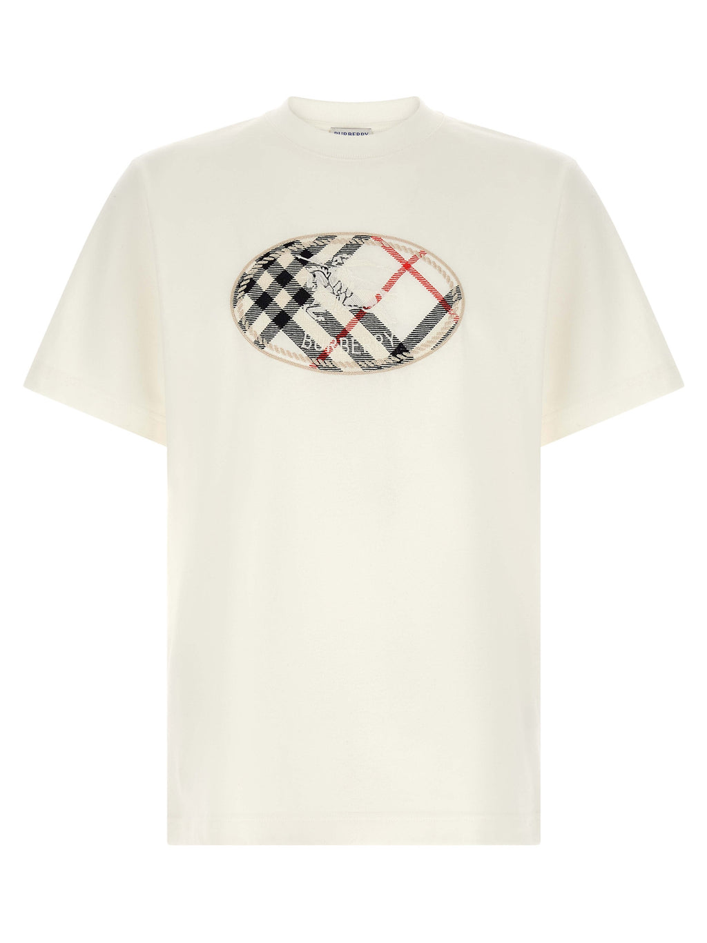 Burberry White Cotton T-Shirt