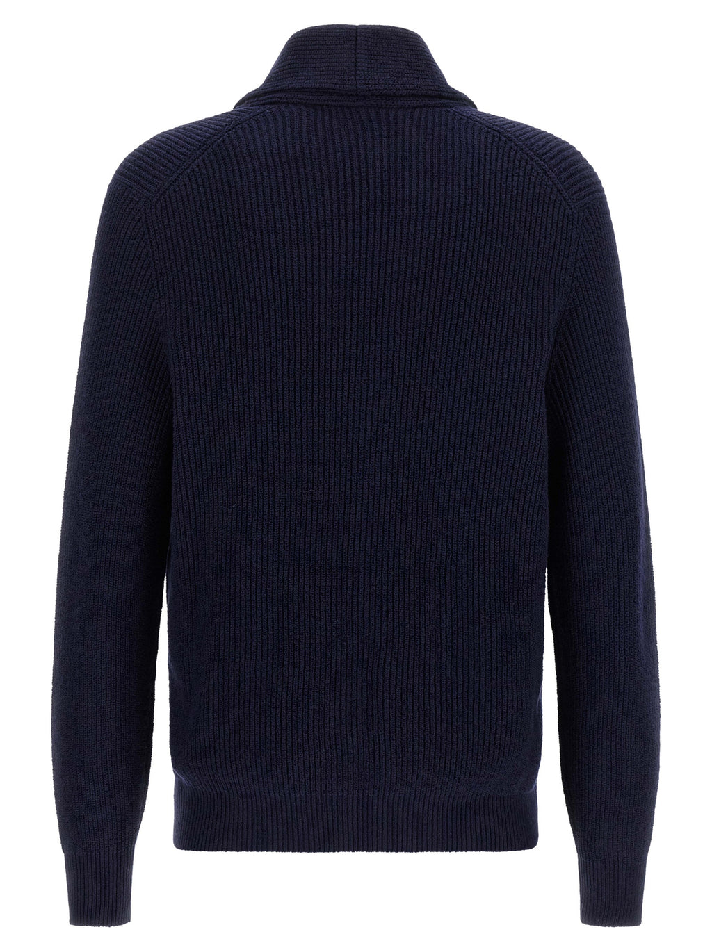Brunello Cucinelli Blue Cotton Cardigan