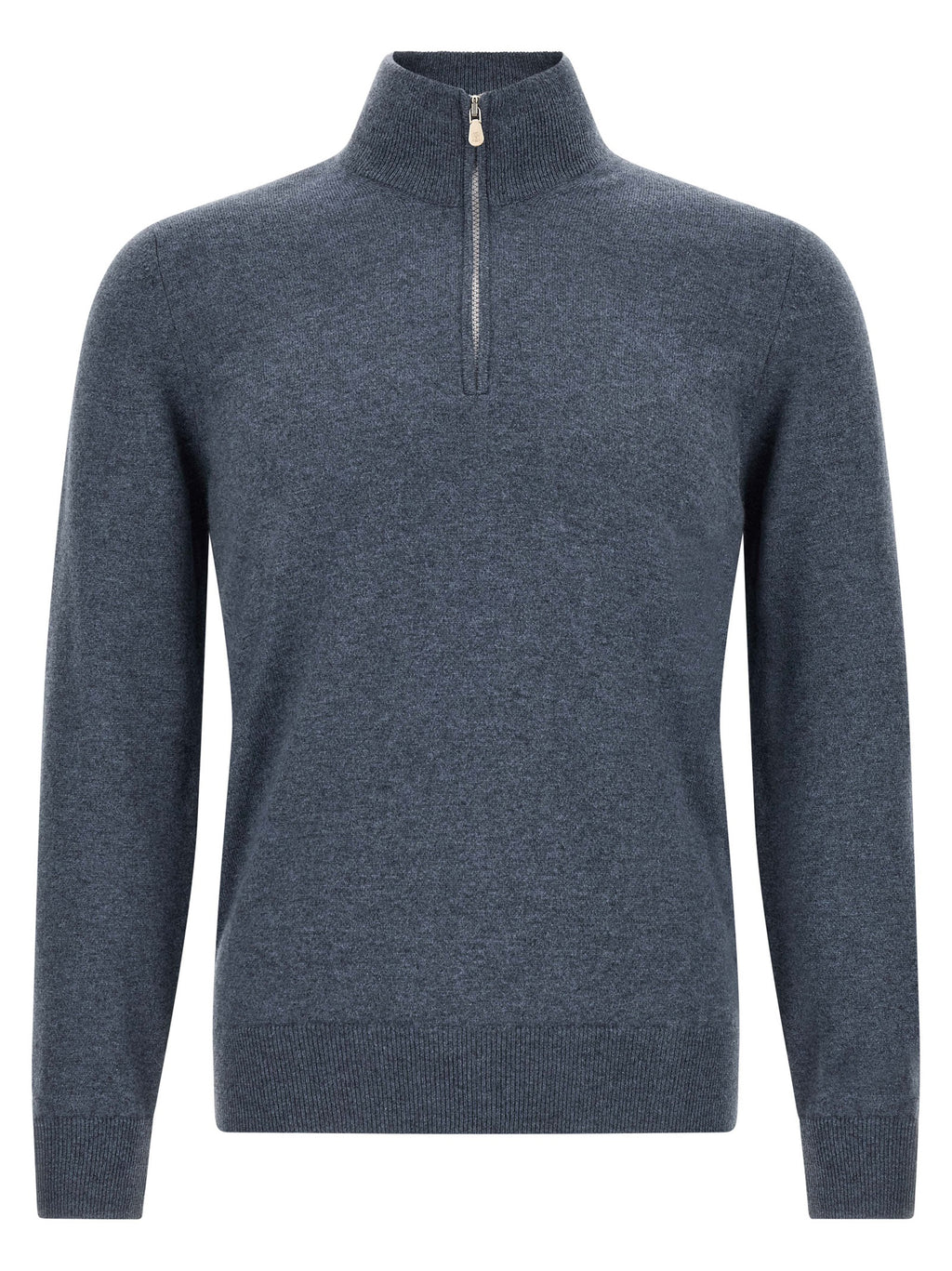 Brunello Cucinelli Blue Cashmere Cardigan