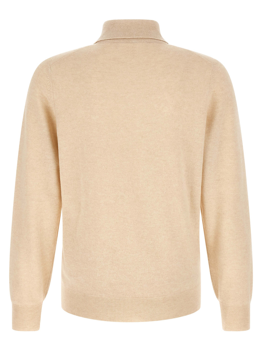 Brunello Cucinelli Beige Cashmere Polo Shirt