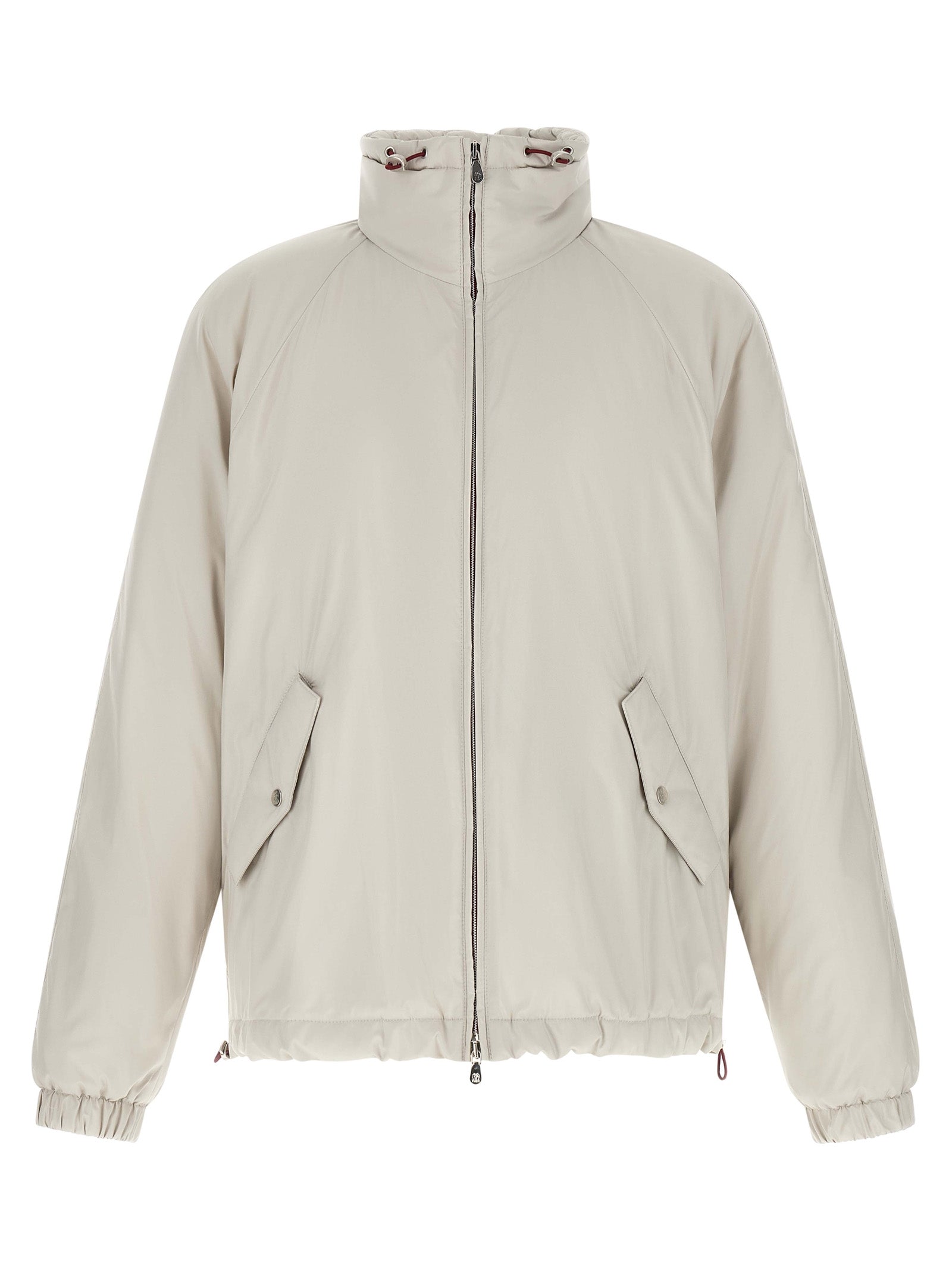 Brunello Cucinelli White Polyester Shell Jacket