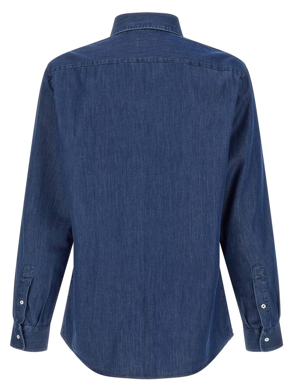 Brunello Cucinelli Blue Cotton Blouse