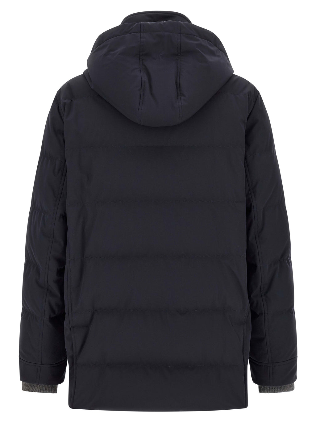 Brunello Cucinelli Blue Polyamide Parka