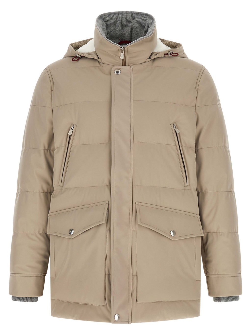Brunello Cucinelli Beige Polyamide Parka