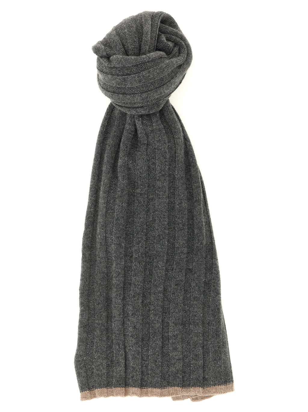 Brunello Cucinelli Gray Cashmere Scarf