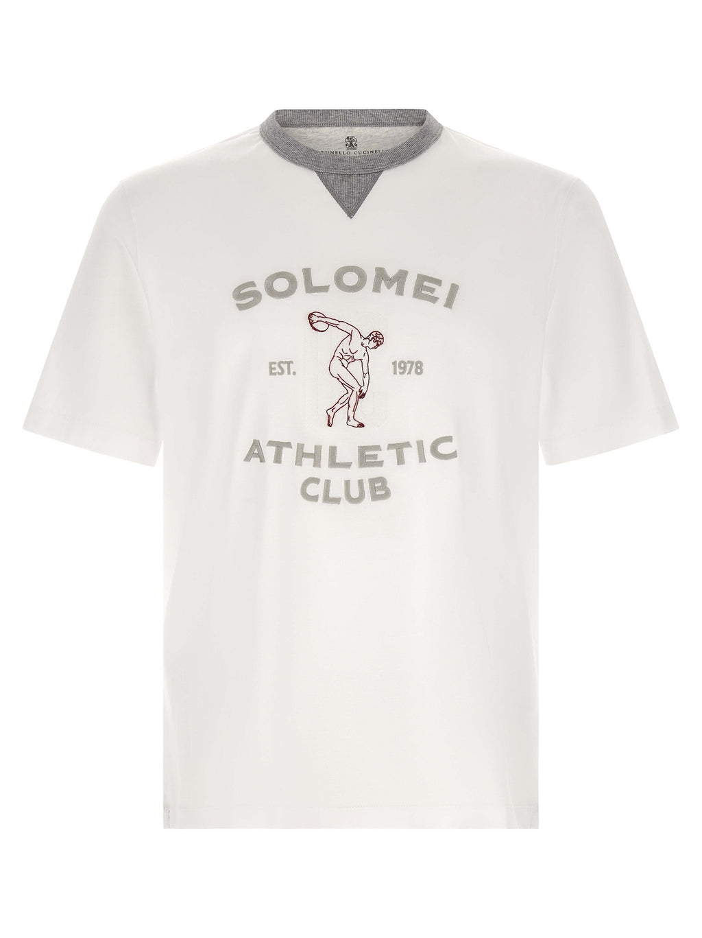 Brunello Cucinelli White Cotton T-Shirt