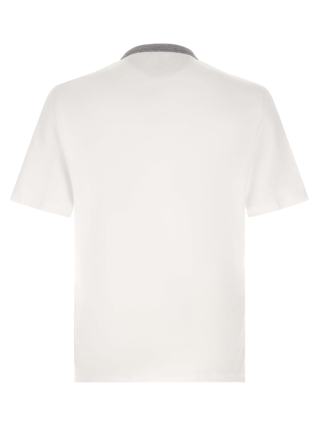 Brunello Cucinelli White Cotton T-Shirt