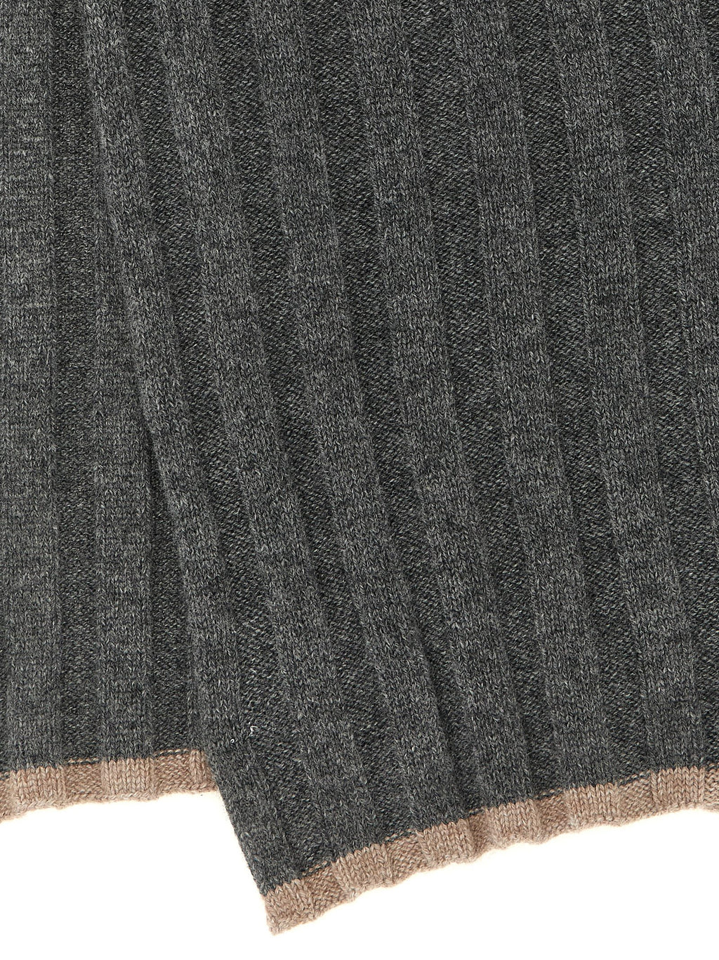 Brunello Cucinelli Gray Cashmere Scarf