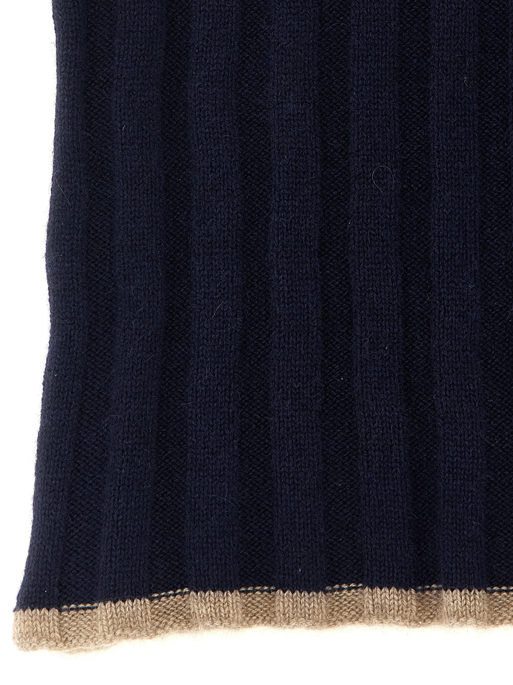 Brunello Cucinelli Blue Cashmere Scarf