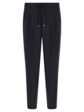Brunello Cucinelli Blue Virgin Wool Casual Pants
